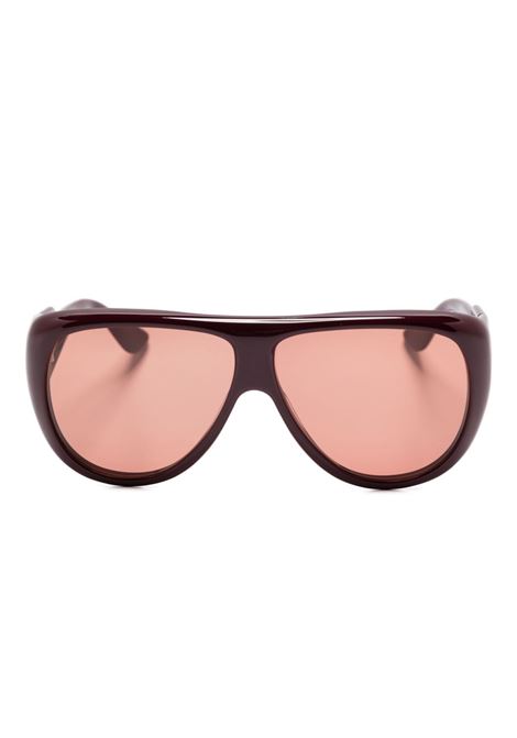 Burgundy acetate sunglasses Port tanger - unisex PORT TANGER | PT6504CRMSN
